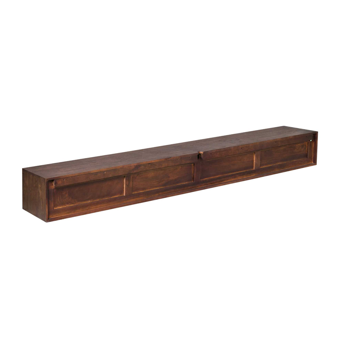 Meuble TV suspendu Ambiance Bois de Manguier Marron 240cm Starfurn