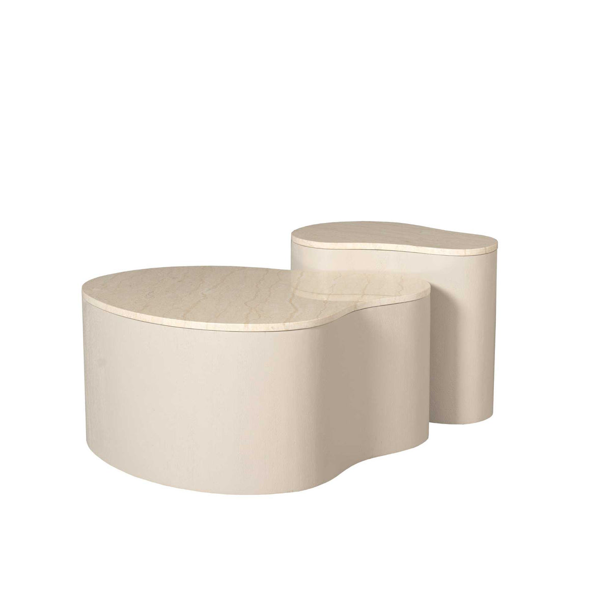 Table basse Lovi Bois de manguier Sable 77cm Starfurn