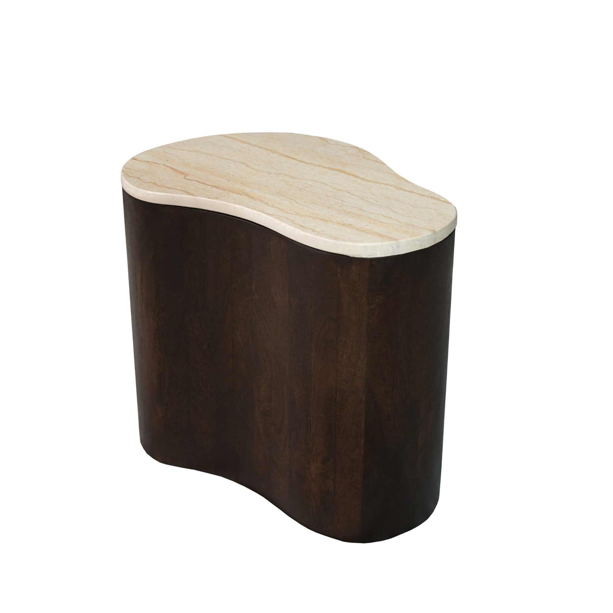 Table basse Lovi Bois de manguier Marron 50cm Starfurn