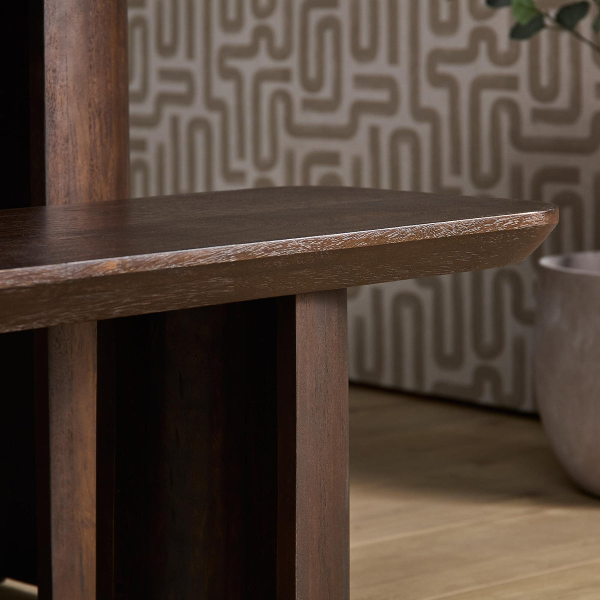 Banc de salle à manger Maré Bois de manguier Marron 220cm Starfurn