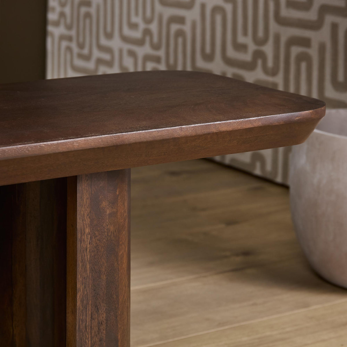 Banc de salle à manger Maré Bois de manguier Marron 280cm Starfurn