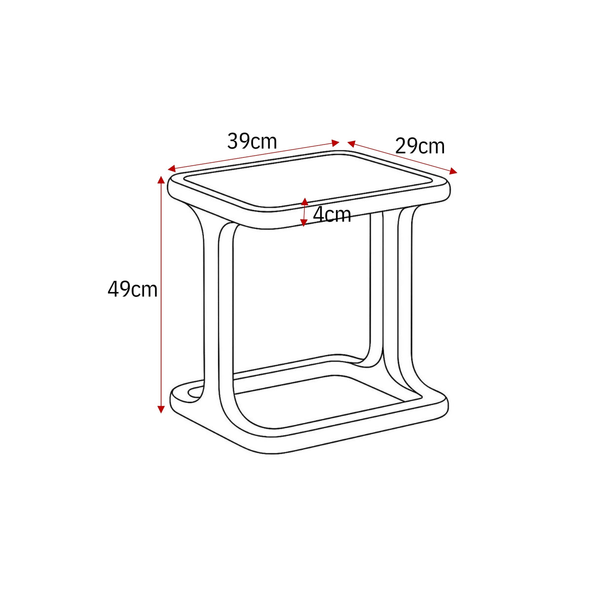 Table basse Elias blanche 60 cm Starfurn
