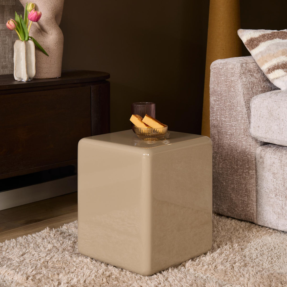 Table basse Elias Beige 30cm Starfurn