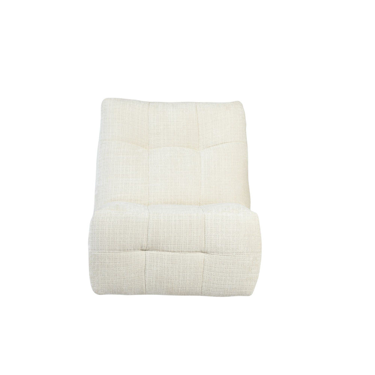 Fauteuil relax Chill Tissu Blanc cassé Starfurn