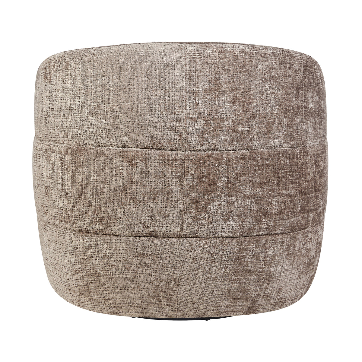 Fauteuil Yara pivotant en tissu Clay Starfurn