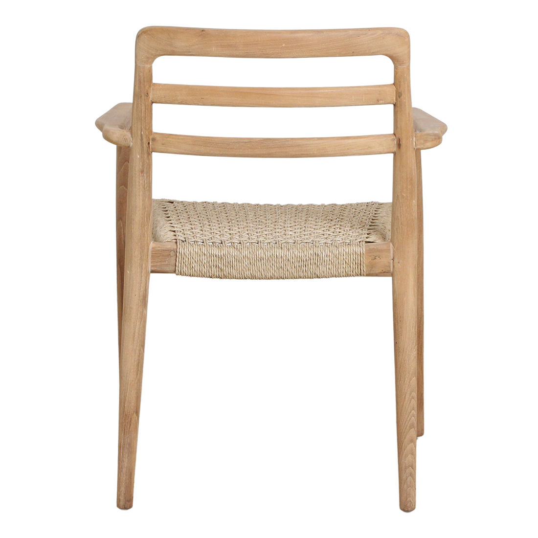 Chaise de terrasse Verano avec accoudoirs Naturel Lot de 2 Raw Materials