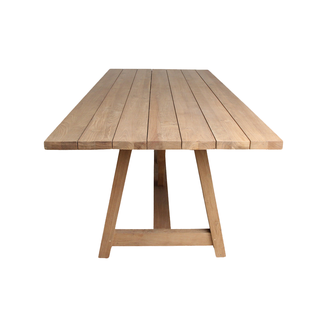Table de jardin Soleado 240 cm en bois de teck FSC recyclé Raw Materials