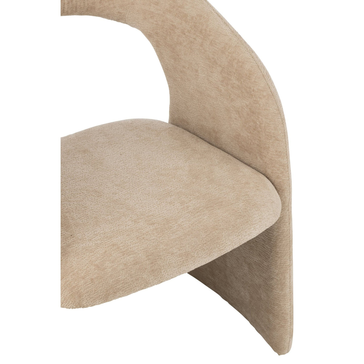 Chaise Anise en tissu beige J-Line