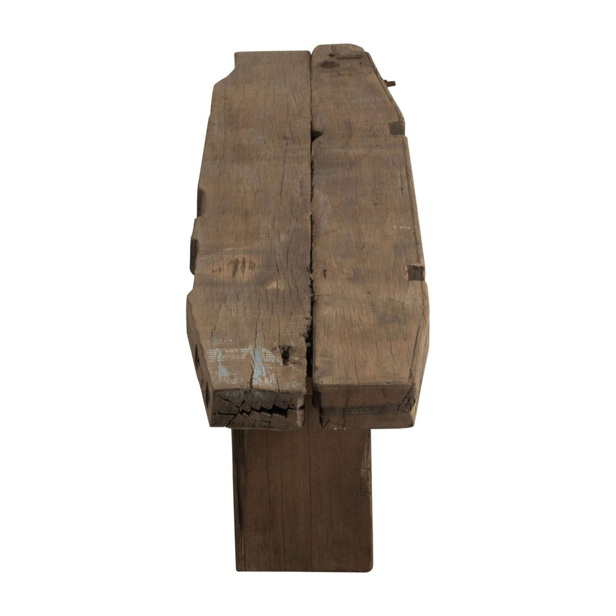 Canapé en bois brut recyclé marron J-Line