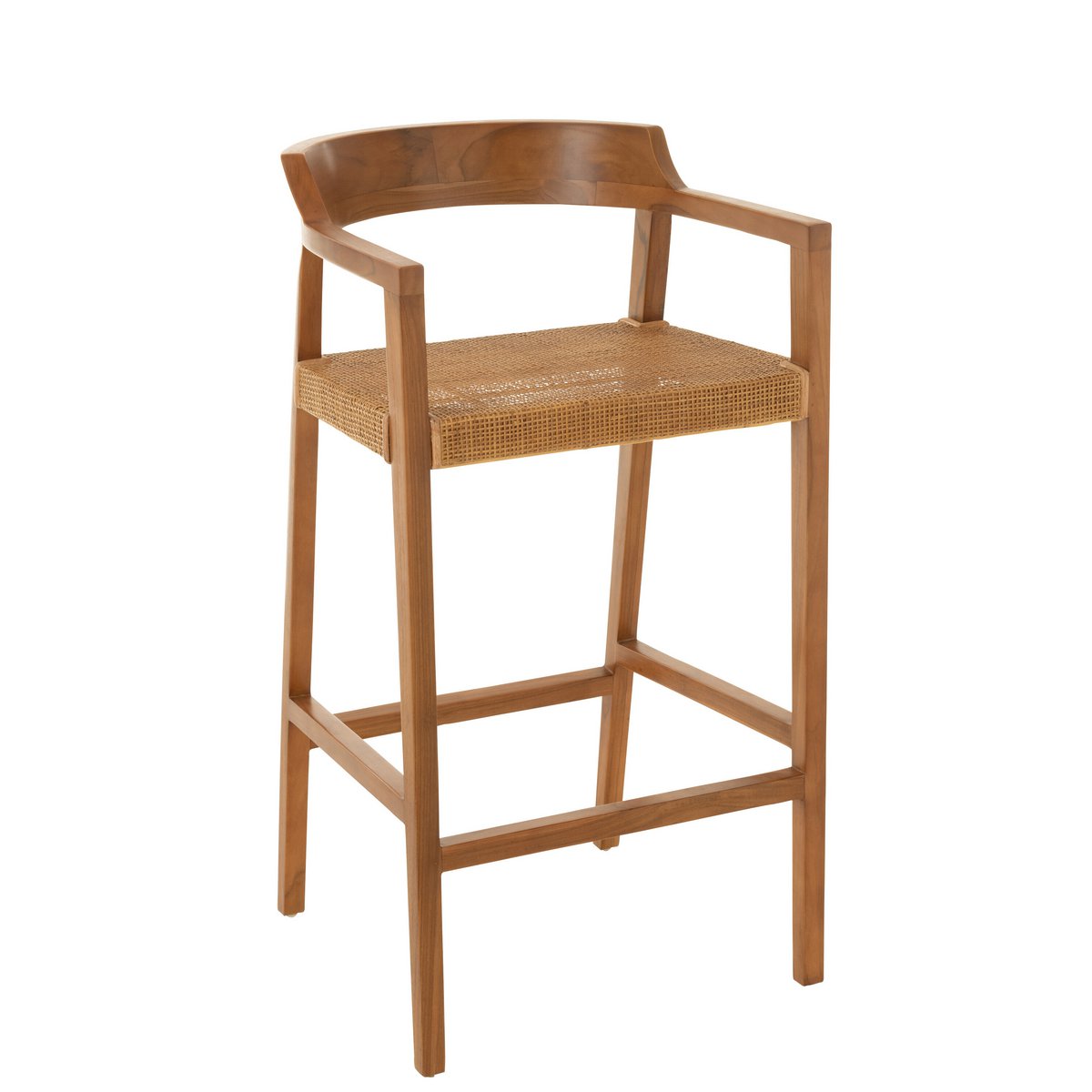 Tabouret de bar Emma Teck Marron J-Line