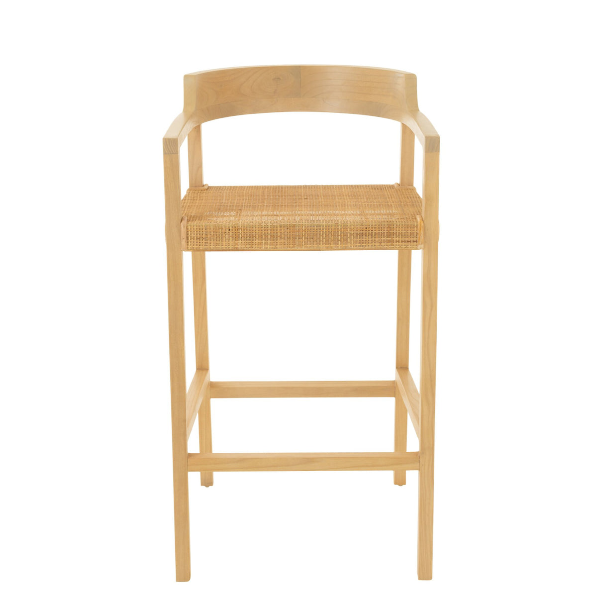 Tabouret de bar Emma Teck Naturel J-Line