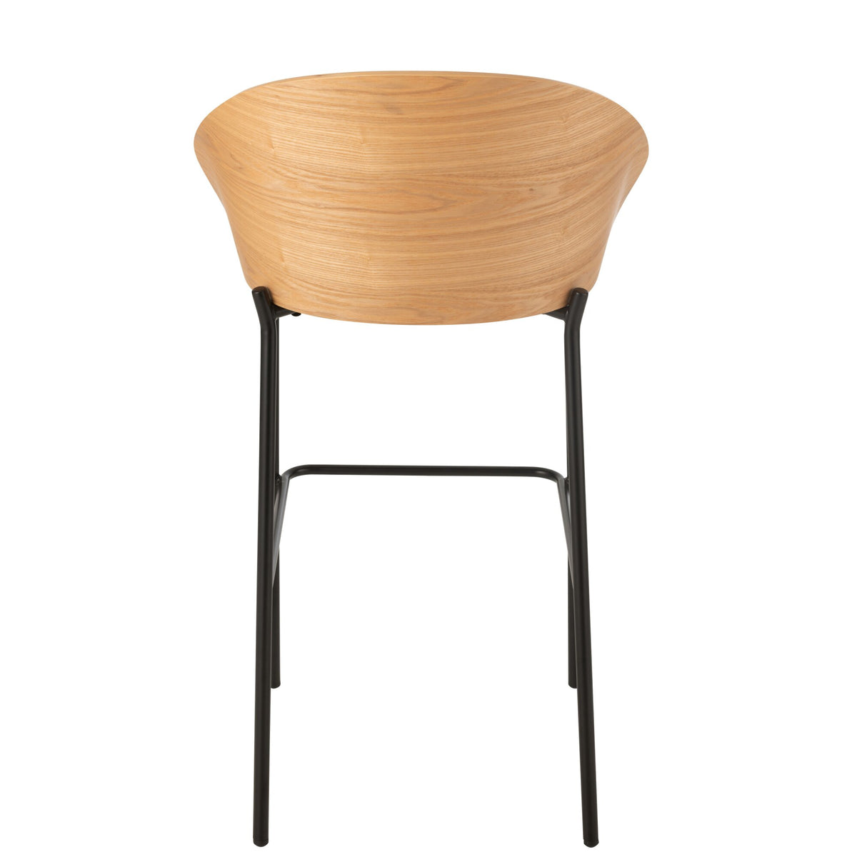 Tabouret de bar Lone Multiplex/Métal Naturel/Beige J-Line