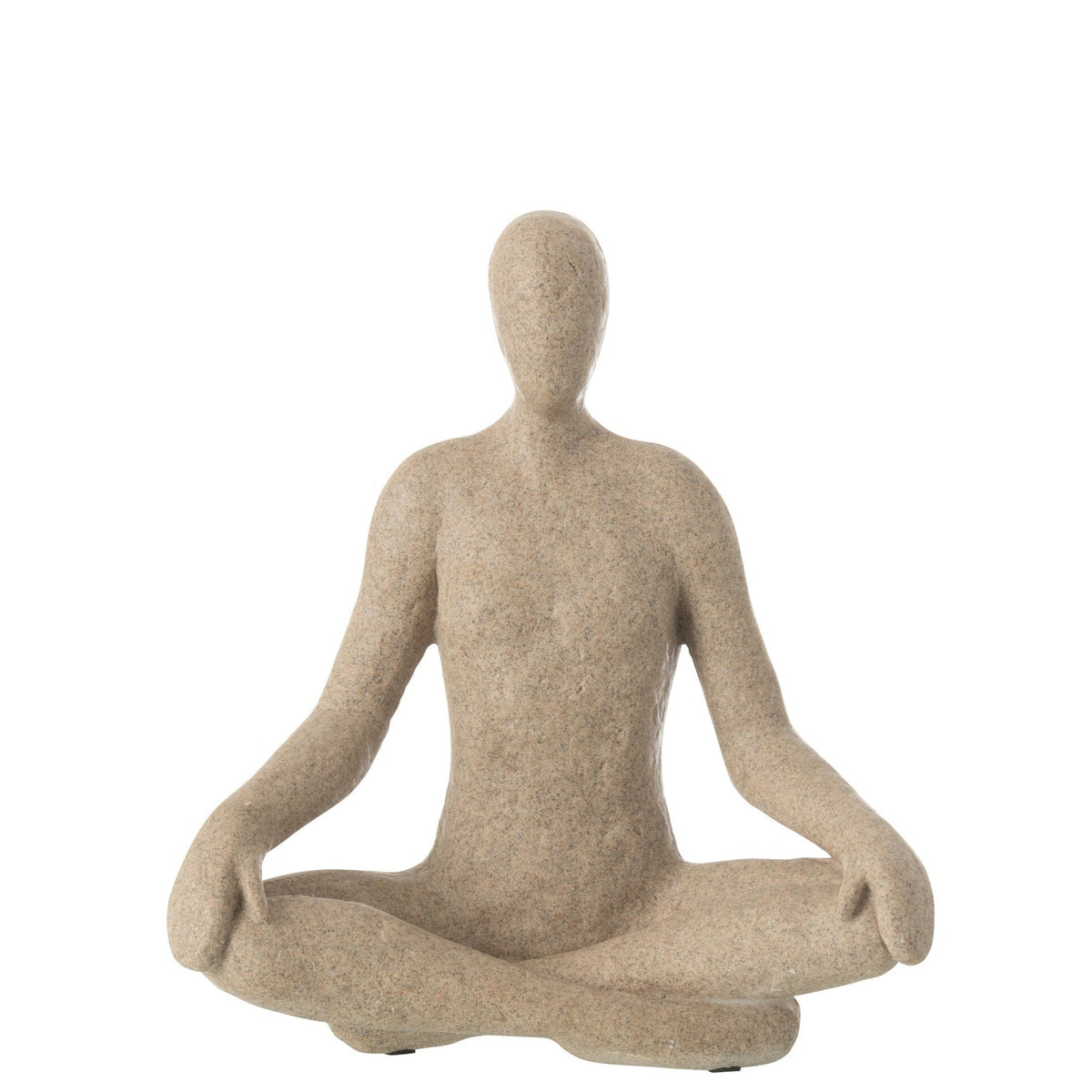 Statue Yoga Résine Beige J-Line
