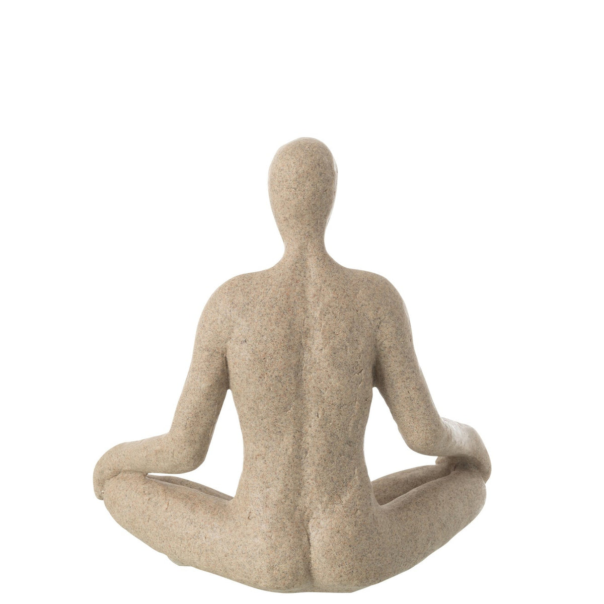 Statue Yoga Résine Beige J-Line