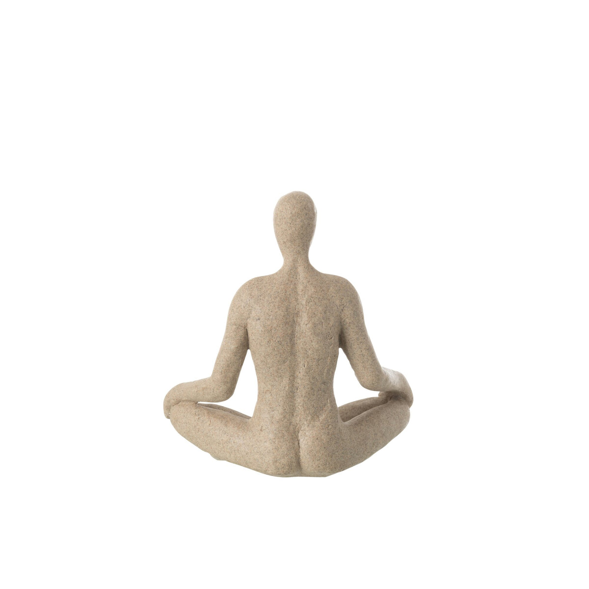 Statue Yoga Résine Beige J-Line