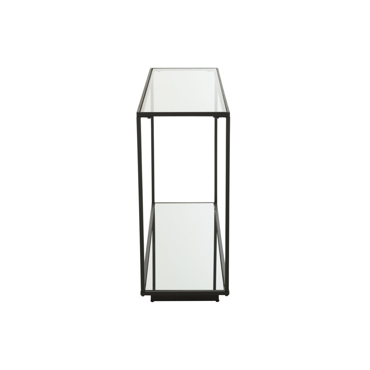 Console Métal/Verre Noir J-Line