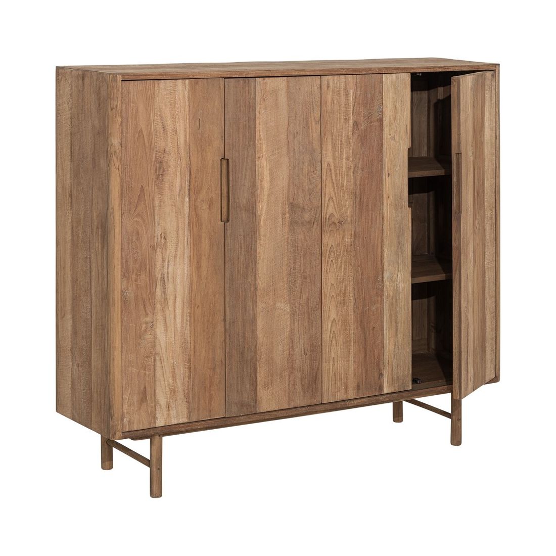 DTP Home Armoire de rangement Bliss Basse 4 Portes