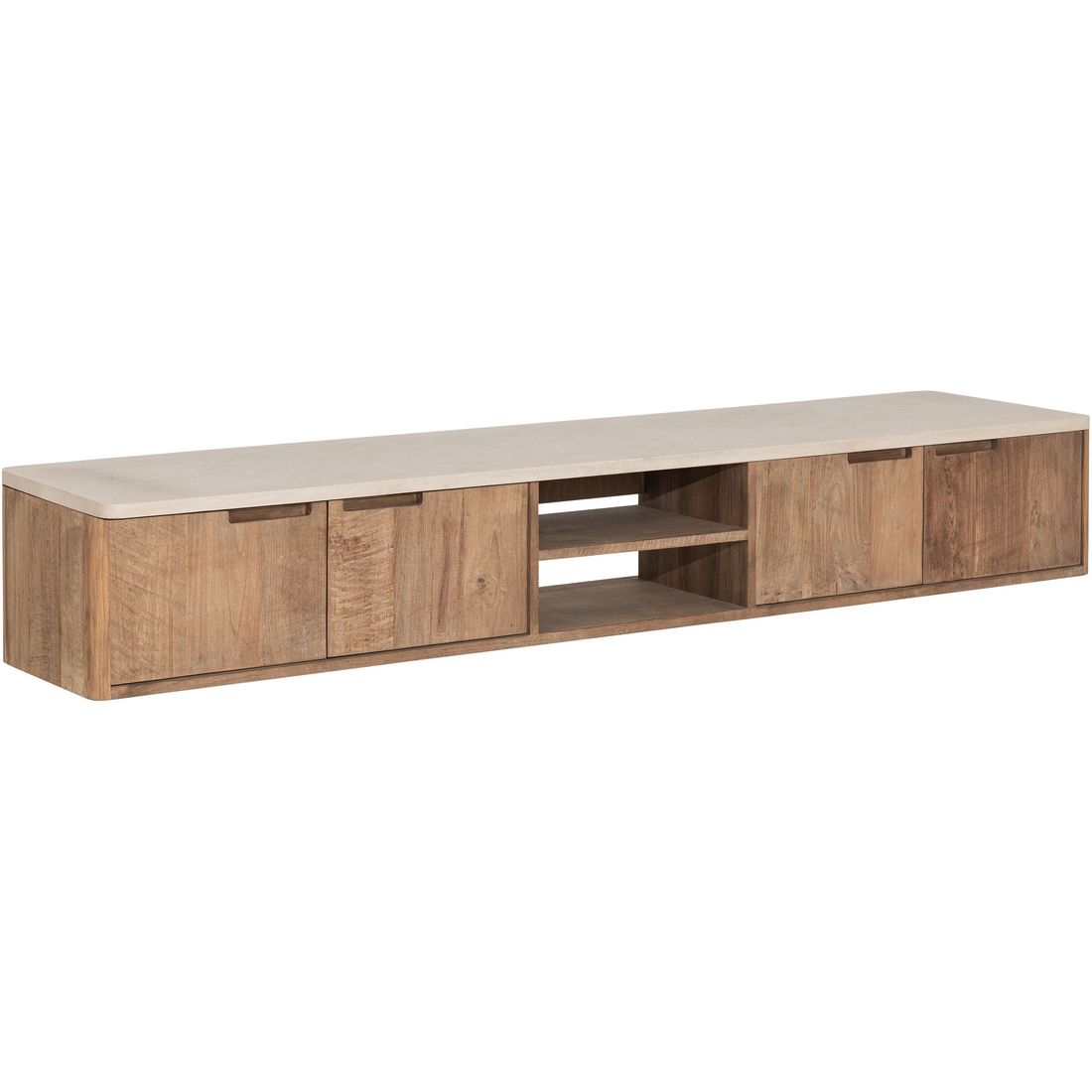 DTP Home Meuble TV Bliss No.2 Suspendu Mortex Large 210cm