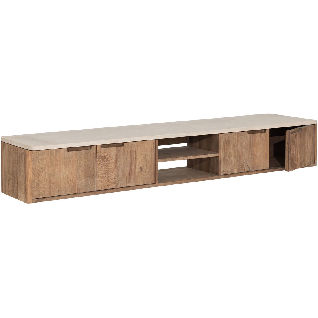 DTP Home Meuble TV Bliss No.2 Suspendu Mortex Large 210cm