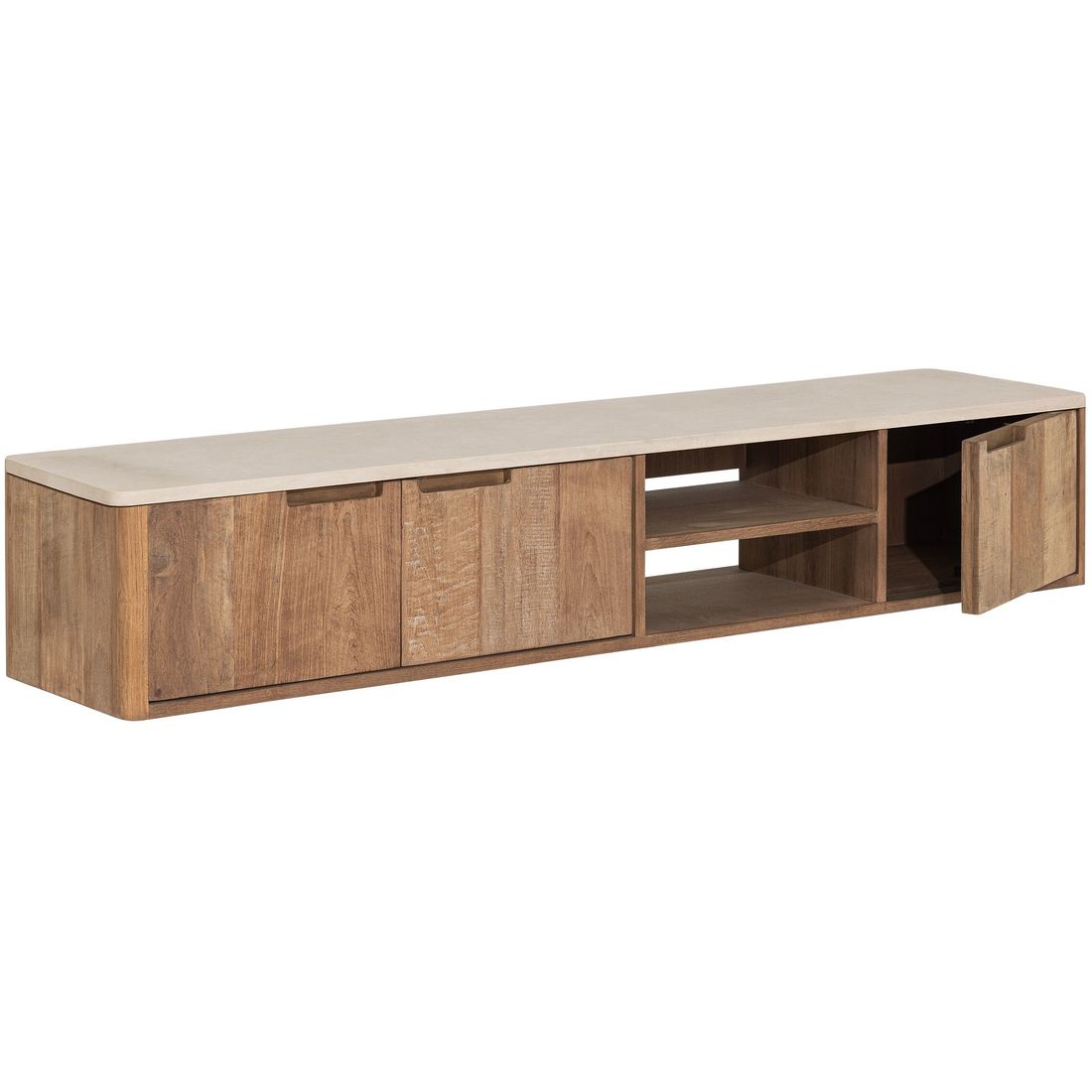 DTP Home Meuble TV Bliss No.2 Suspendu Mortex Medium 170cm