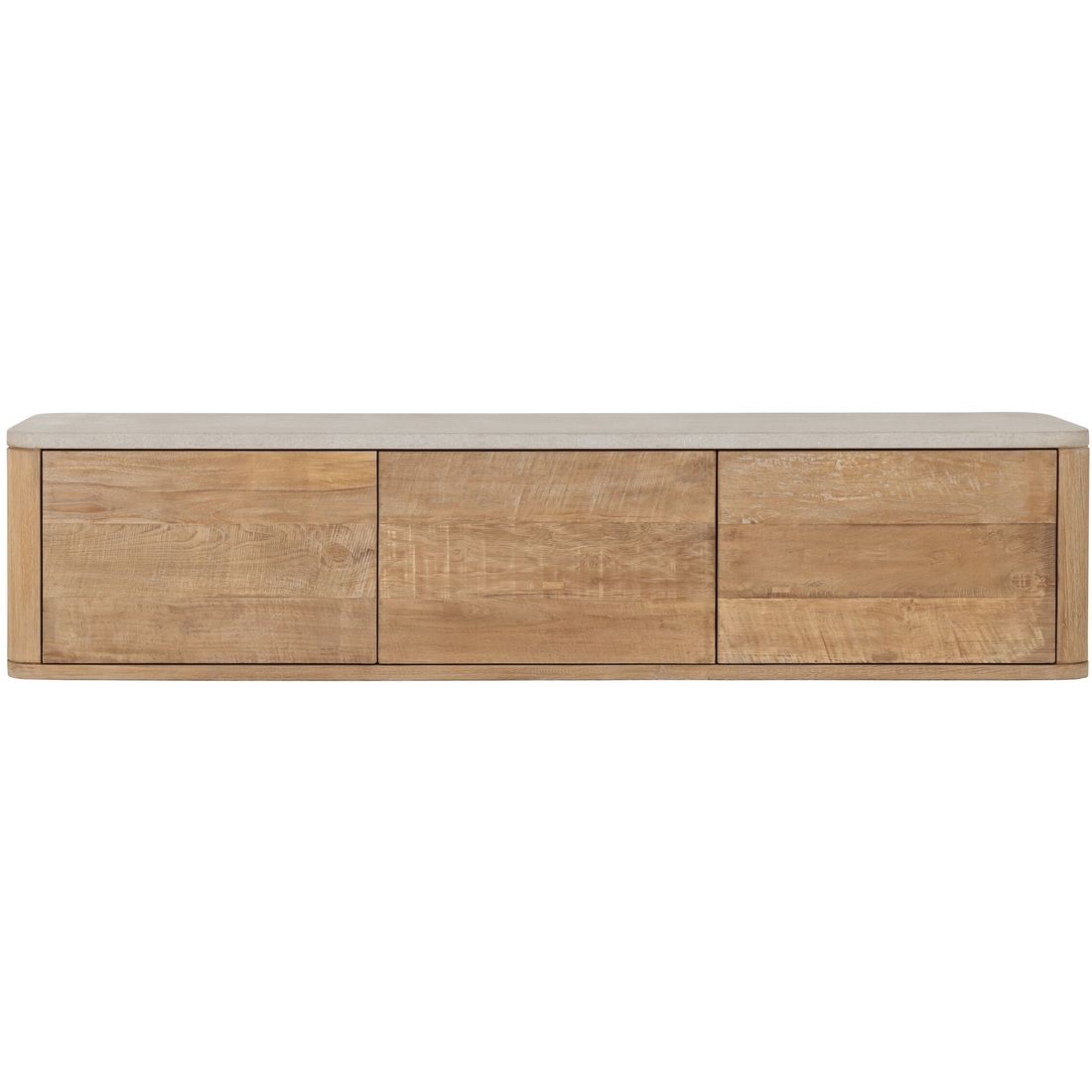 Meuble TV DTP Home Nova Medium Plateau en Travertin