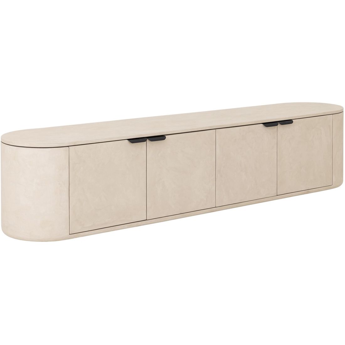 DTP Home Meuble TV Scala Loft Suspendu Mortex Sand Large 200cm