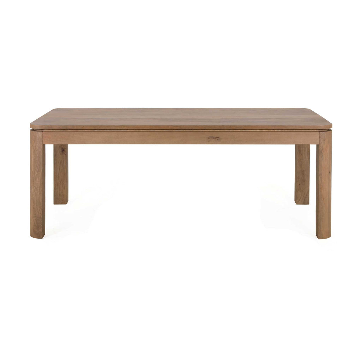 Eettafel Dallas van Starfurn in naturel mangohout, 240 bij 100 cm