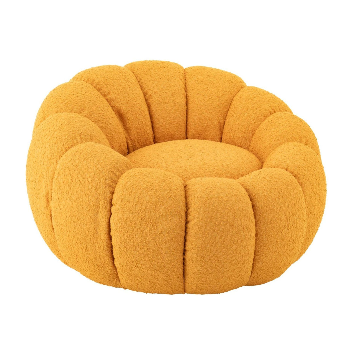 Fauteuil Flower Mousse Jaune Moutarde J-Line