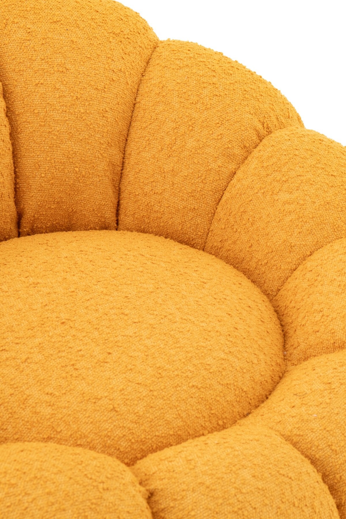 Fauteuil Flower Mousse Jaune Moutarde J-Line