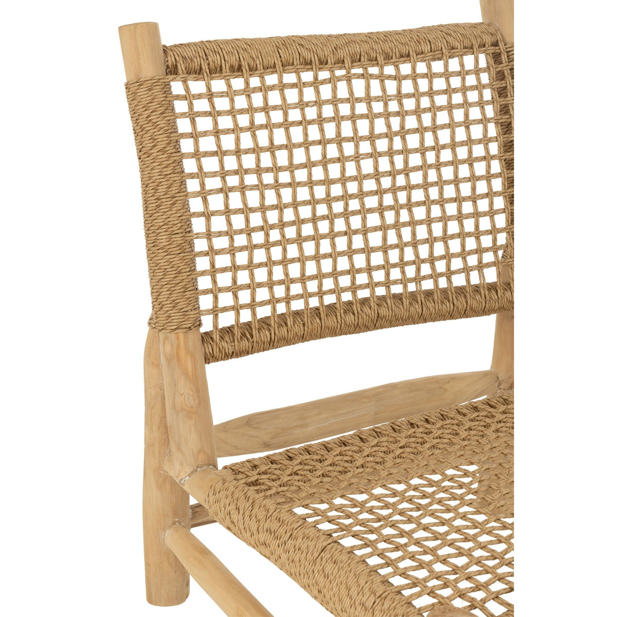 Fauteuil Vita Teck/Plastique Naturel J-Line