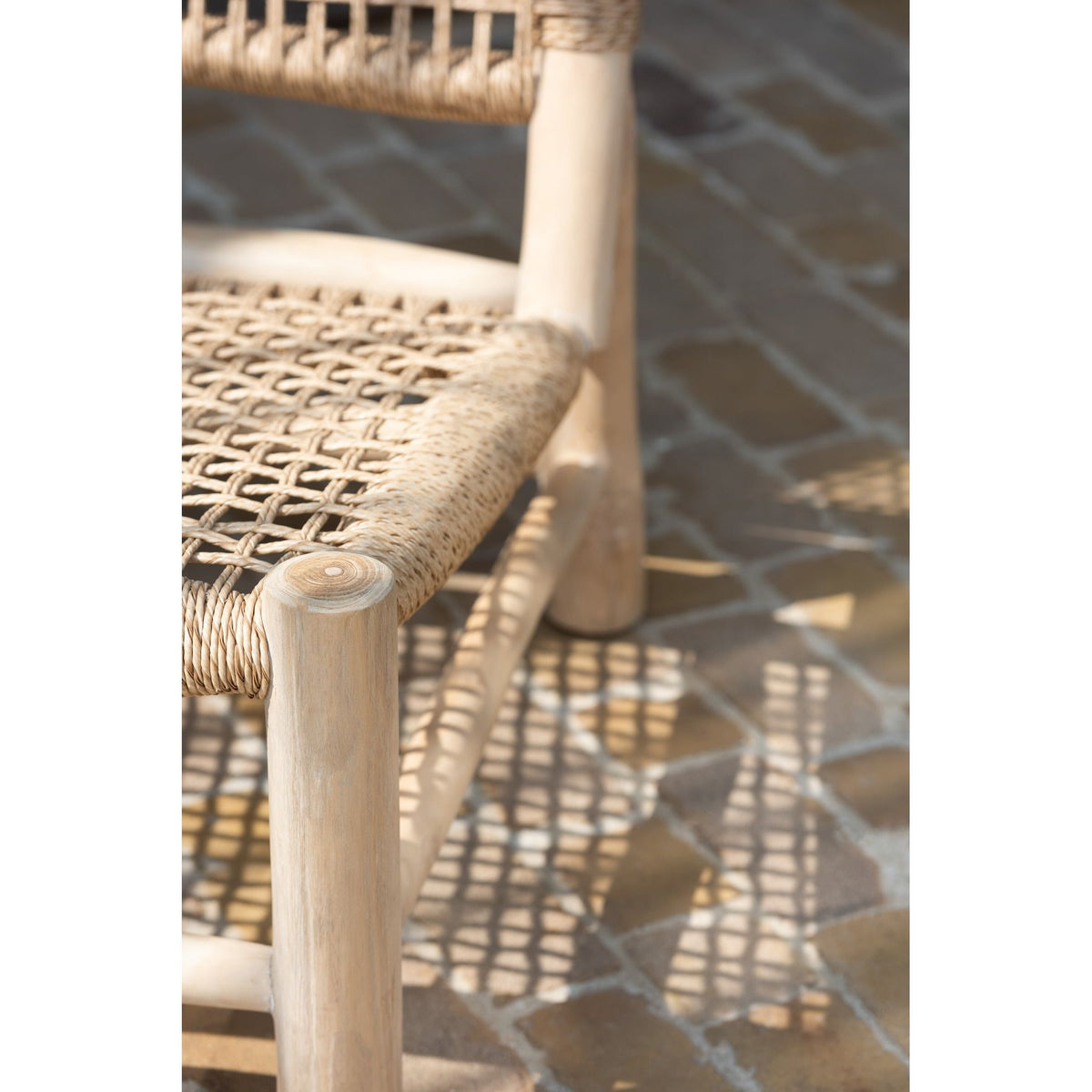 Fauteuil Vita Teck/Plastique Naturel J-Line