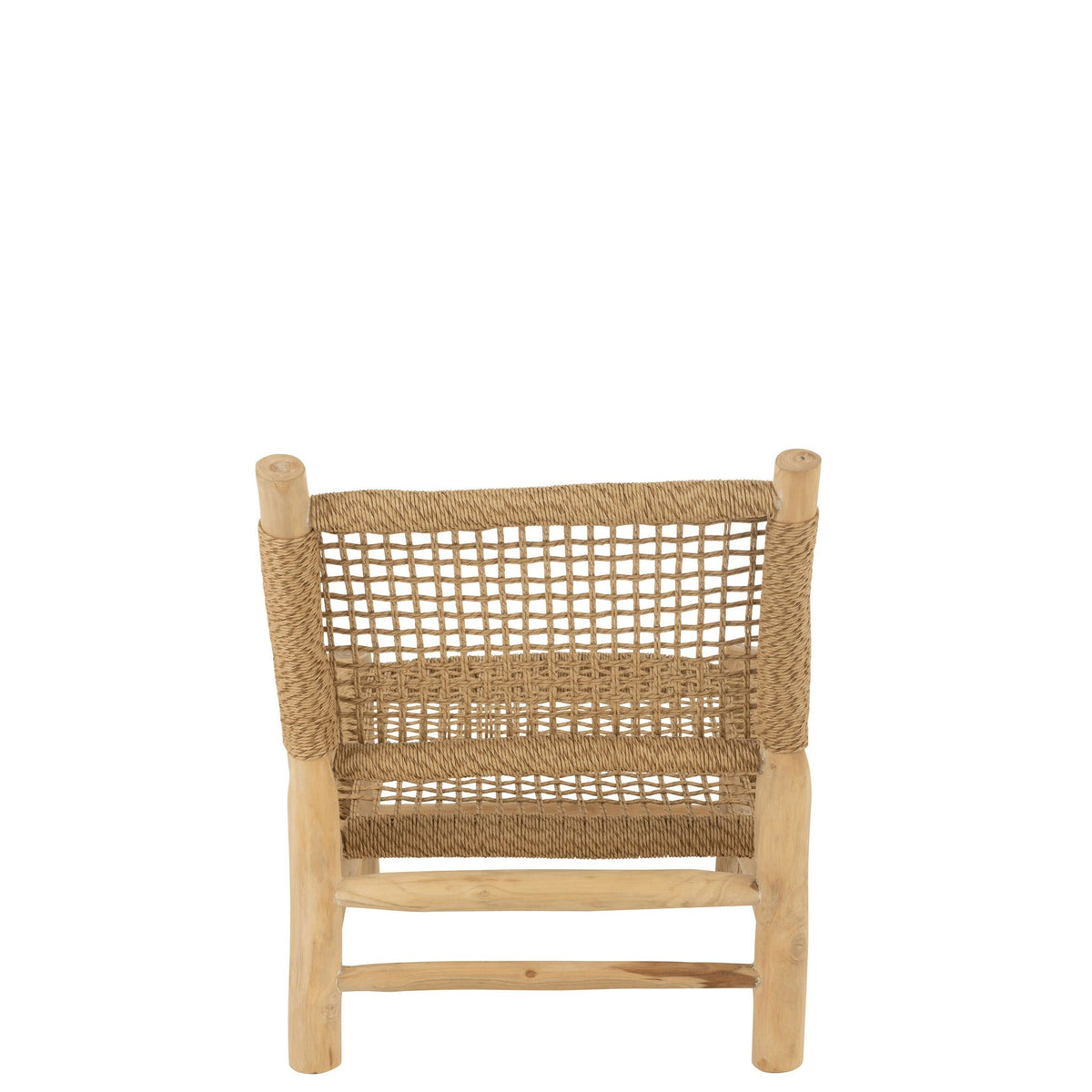 Fauteuil Vita Teck/Plastique Naturel J-Line