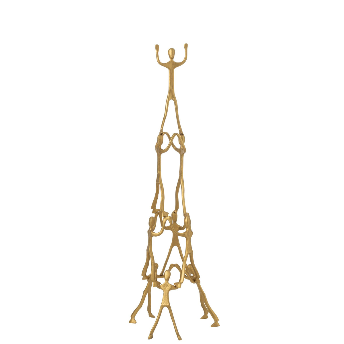 Statue Tower Aluminium Doré H147cm J-Line