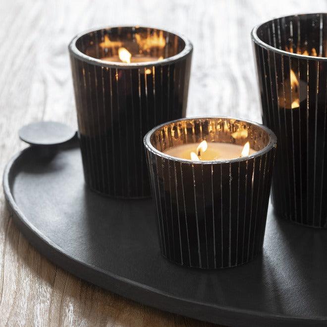 Geurkaars Noa Spicy Twilight Zwart Small-35h