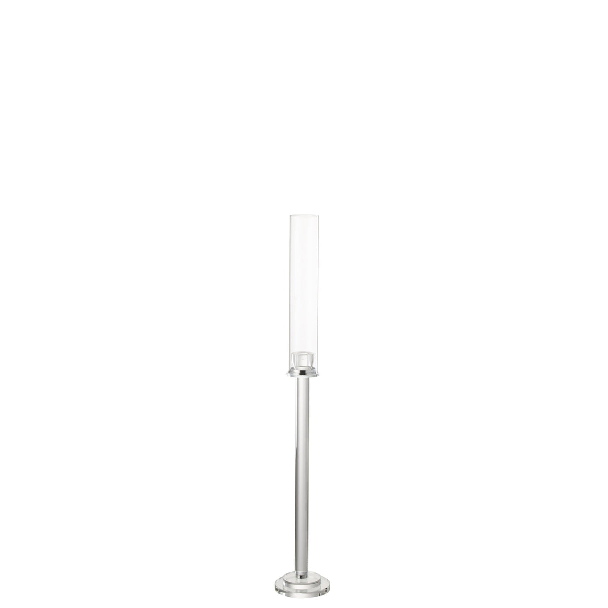 Bougeoir Moira Verre Transparent Petit H80cm J-Line