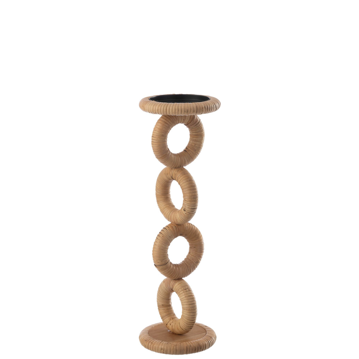 Bougeoir Anneau MDF Naturel Large J-Line