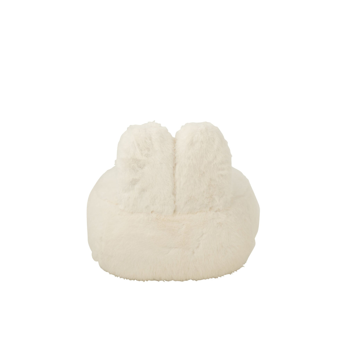Tabouret Fur With Bunny Ears Bois Blanc J-Line