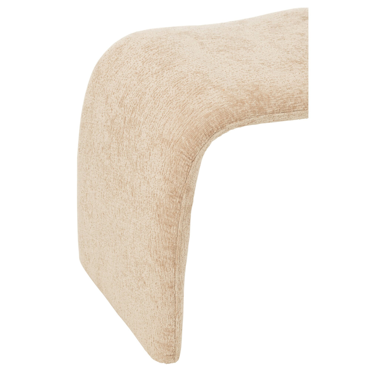 Tabouret N Shape Textile Beige J-Line