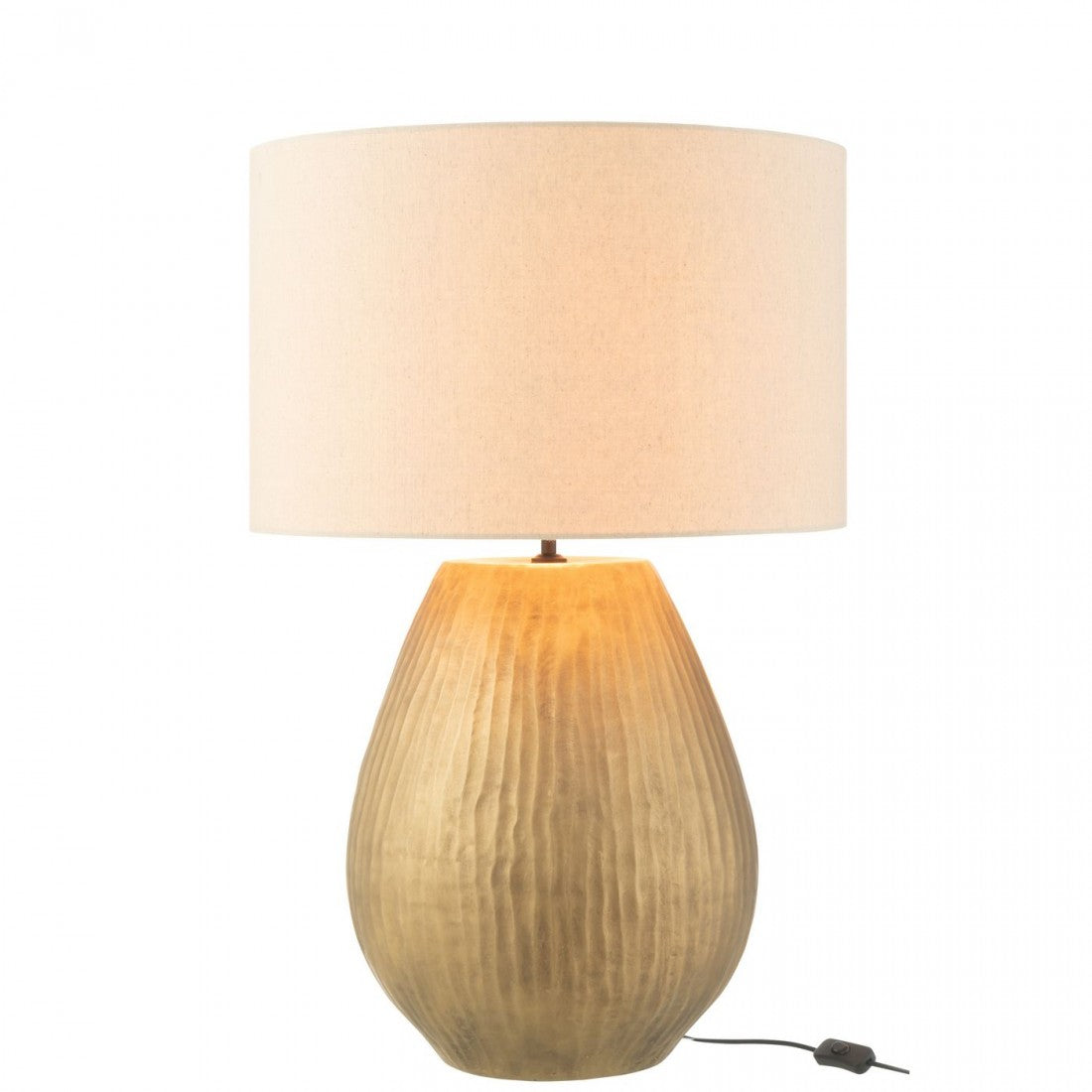 Lamp Nebu Rond Keramiek Goud Large J-Line