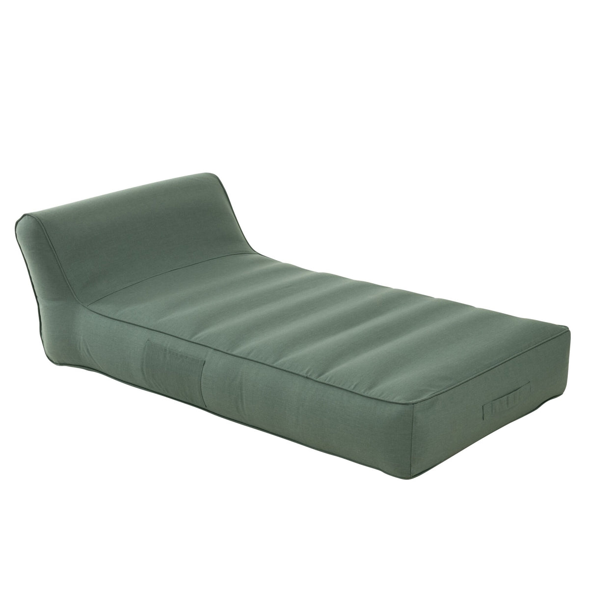Matelas de chaise longue Helene en polypropylène vert J-Line