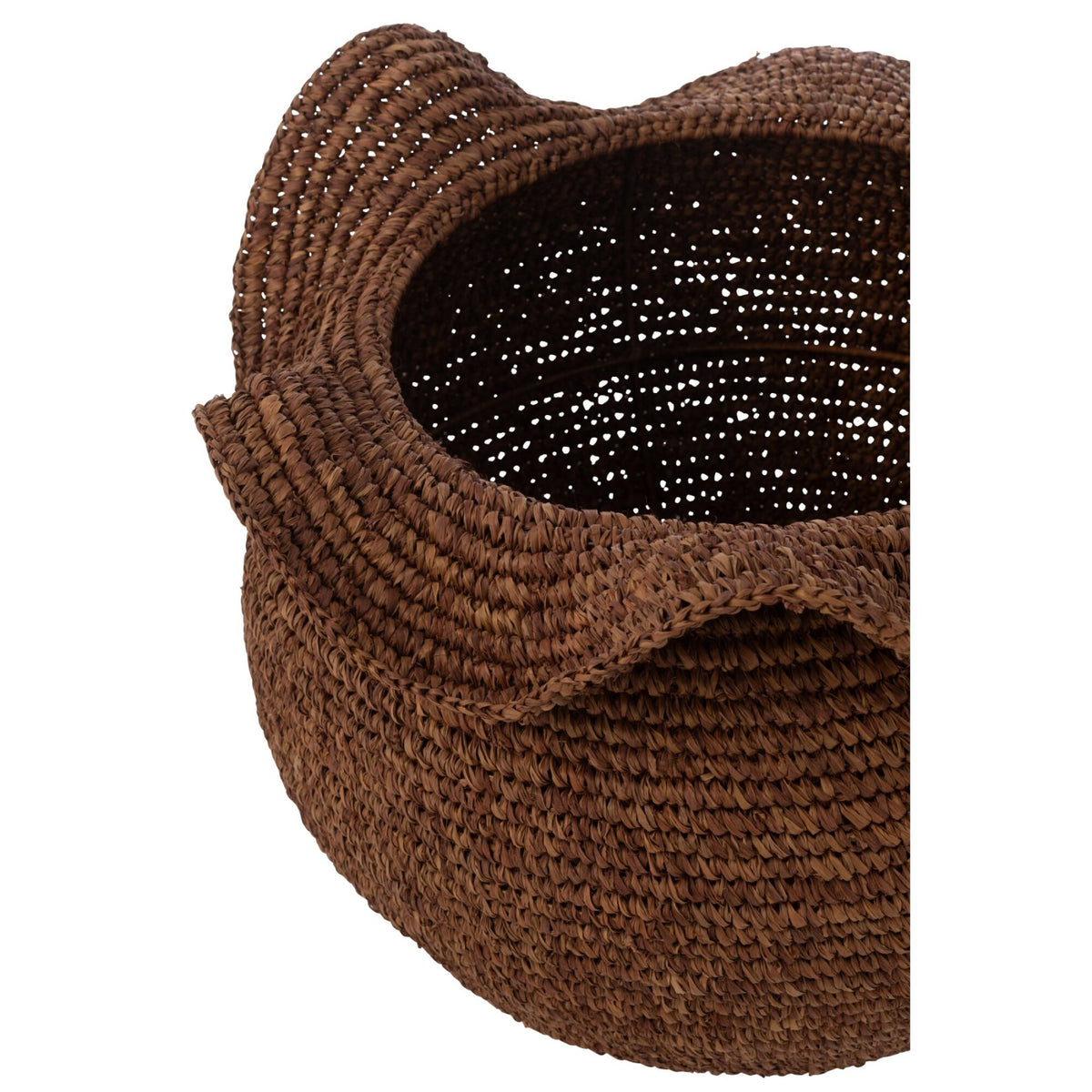 Panier en sisal marron foncé J-Line