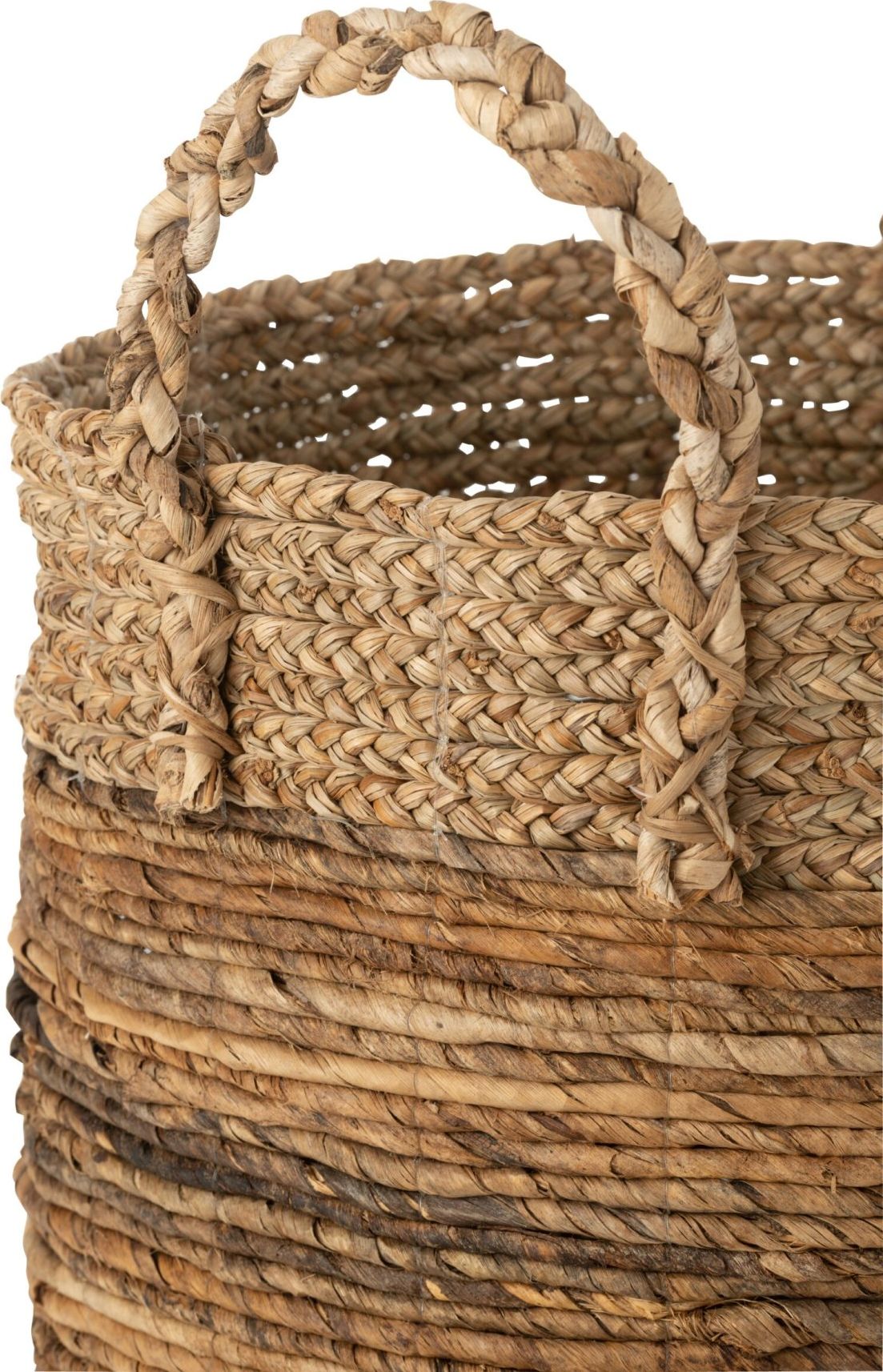 Lot de 3 paniers Lucie en raphia naturel J-Line