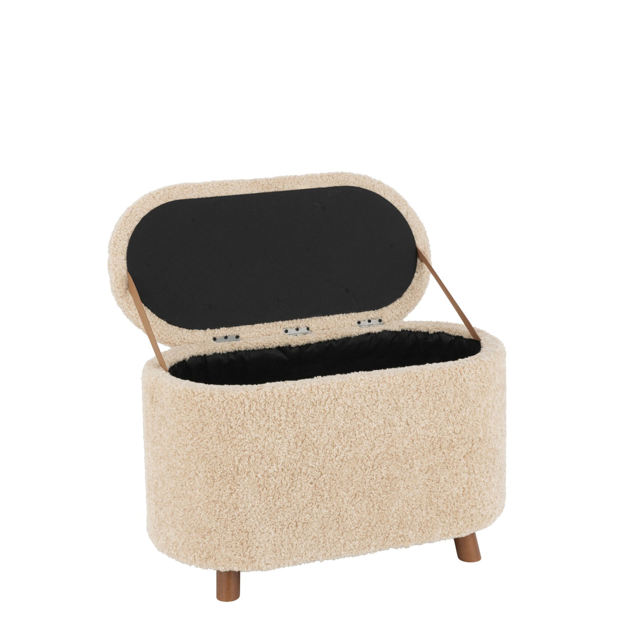 Pouf coffre Teddy Beige J-Line