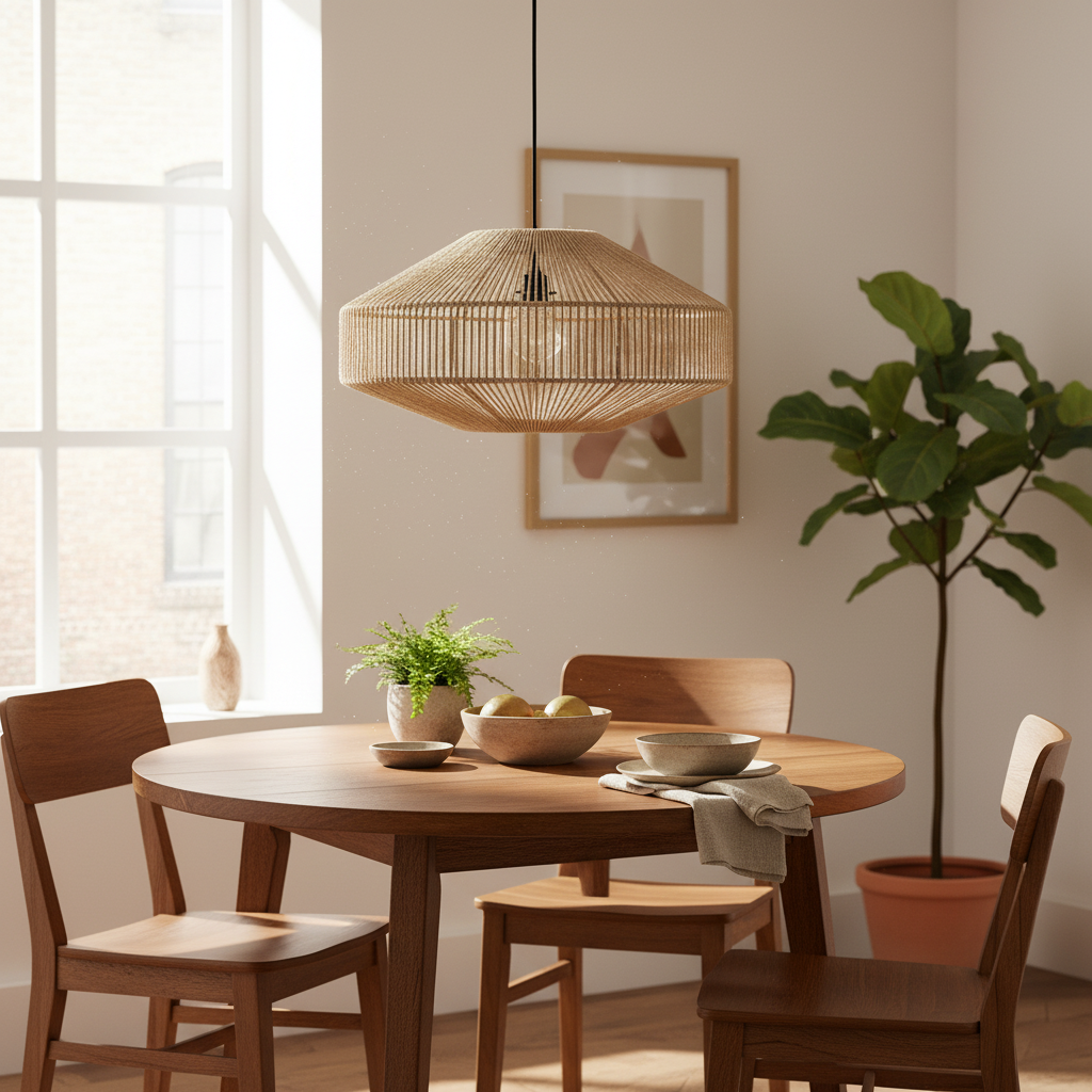 Suspension Linea Gem Naturel Ø60x33cm Raw Materials