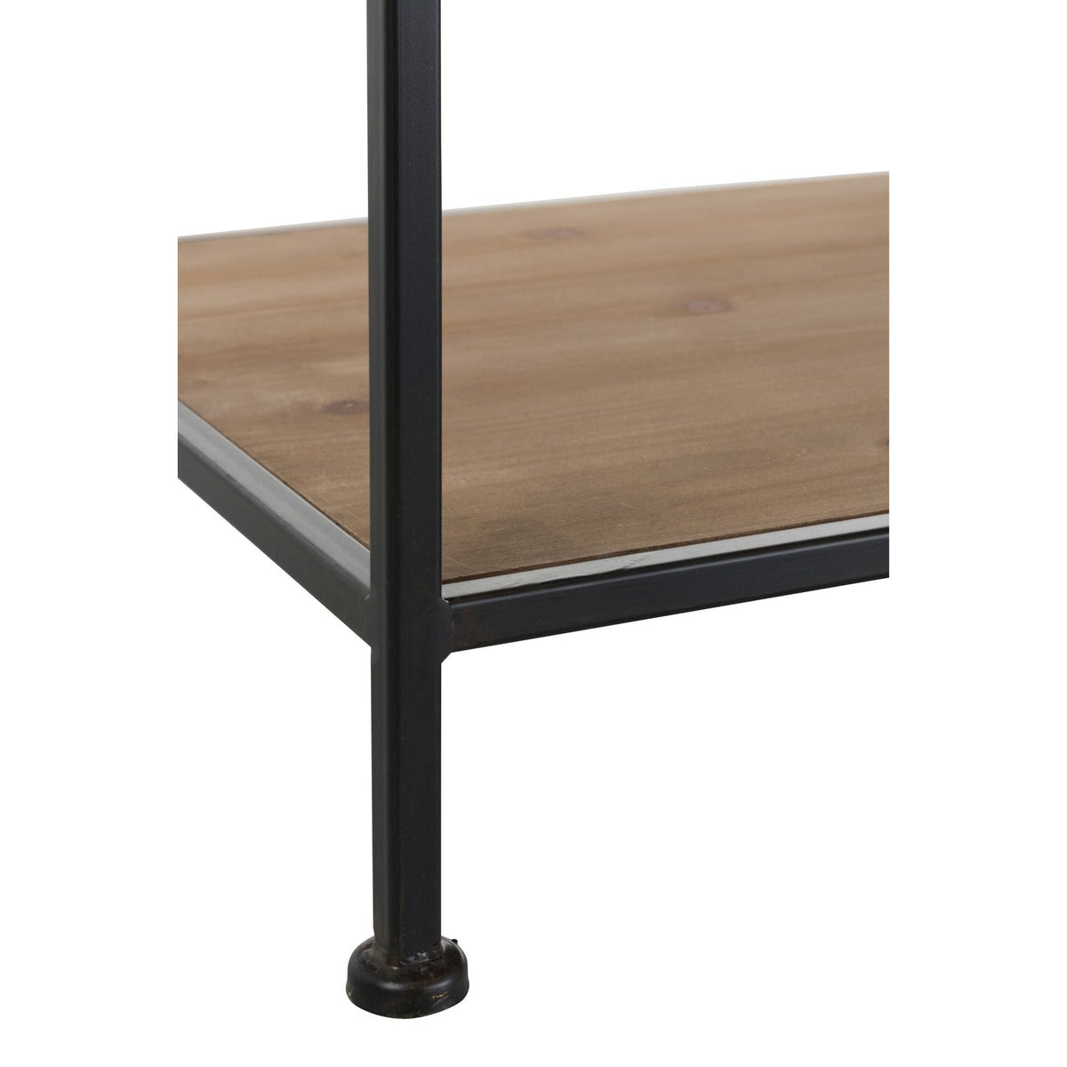 Étagère à linge Métal/Bois Noir J-Line