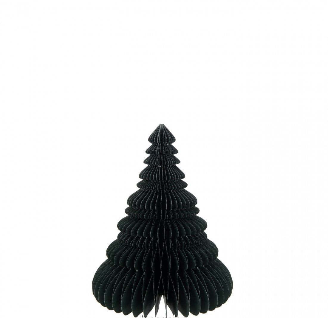 Sapin de Noël Pliable en Papier Vert Lot de 2 J-Line
