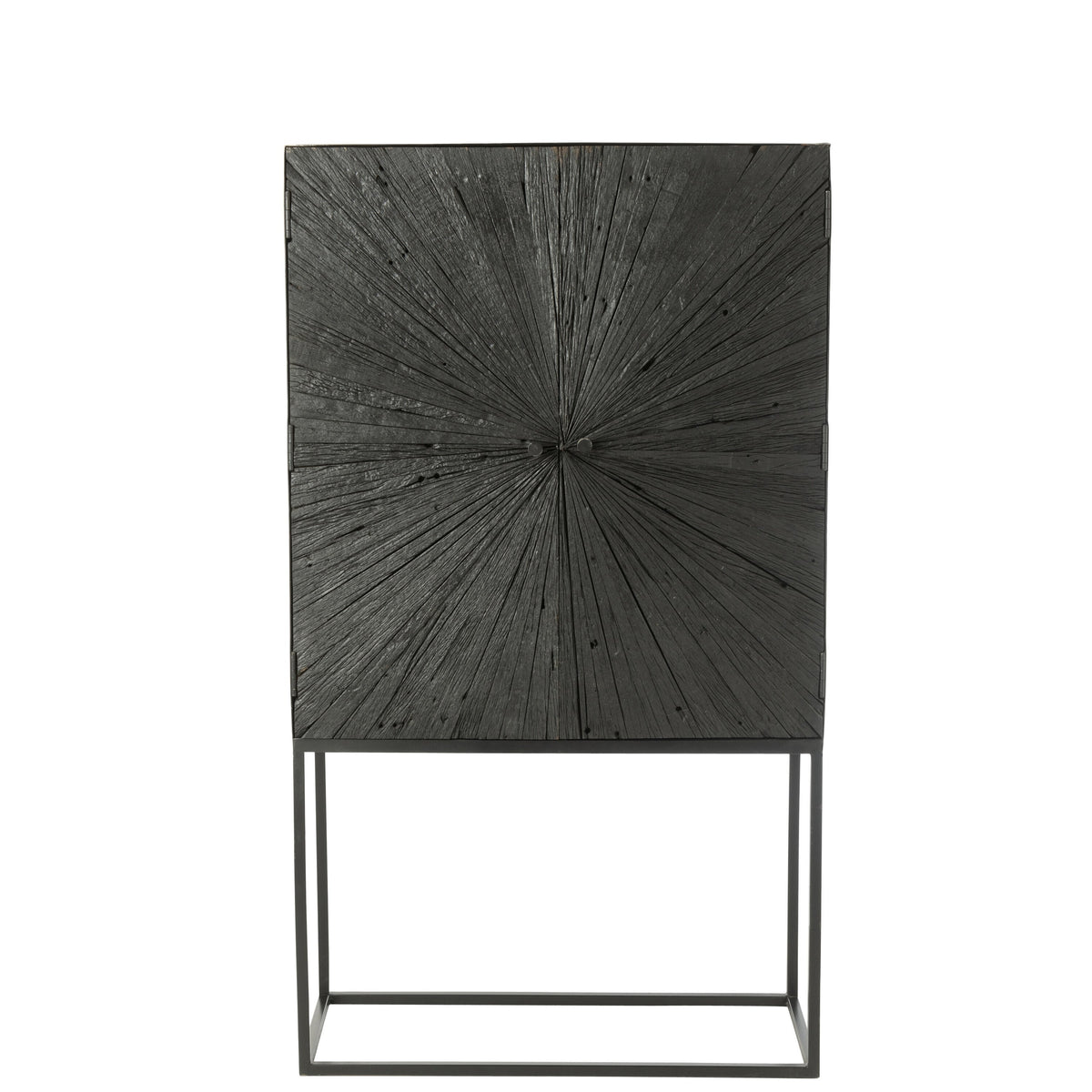 Meuble à linge Shanil Bois/Fer Noir J-Line