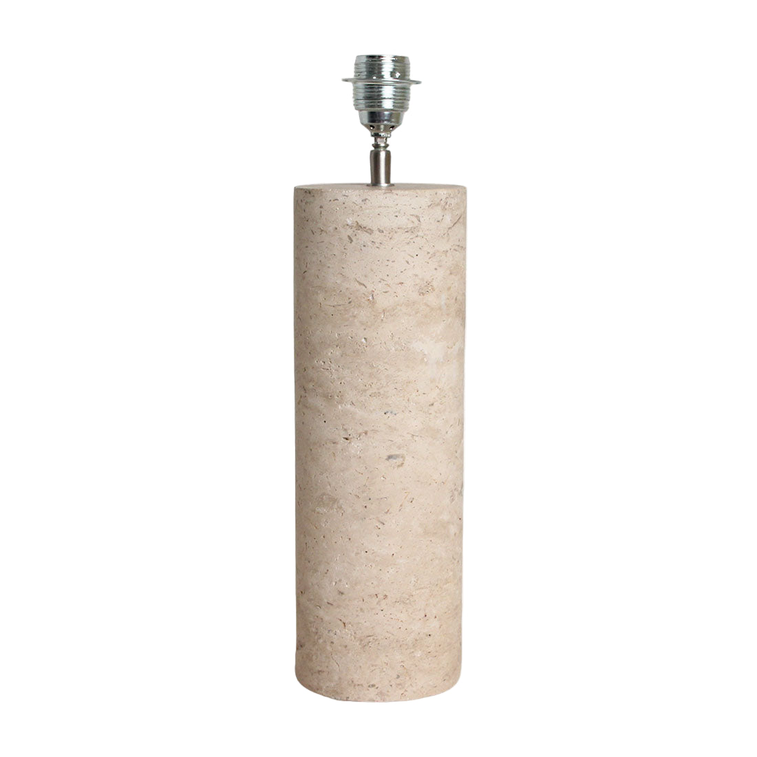 Pied de lampe en travertin rond Raw Materials