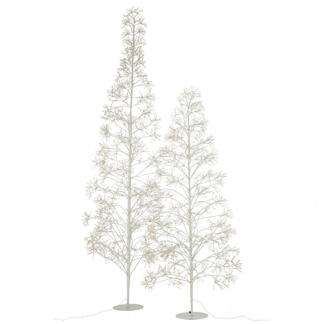 Sapin de Noël 3000 LED Métal Blanc Large H240cm J-Line