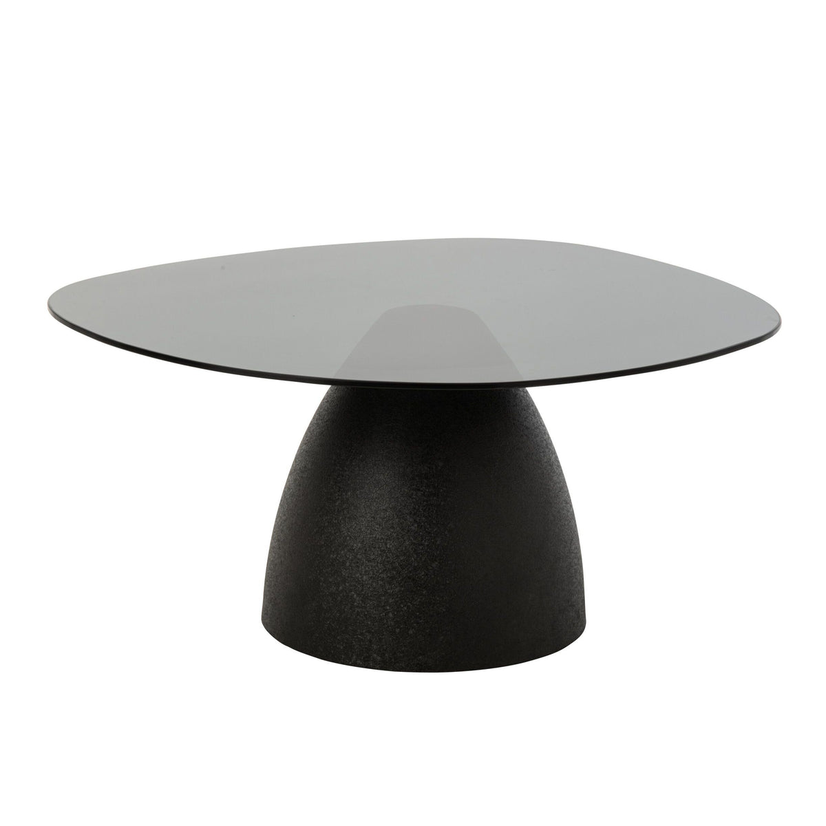 Table basse Verre/Métal Noir J-Line